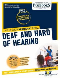 Deaf and Hard of Hearing (Cst-8): Passbooks Study Guide Volume 8 - National Learning Corporation