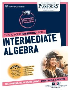 Intermediate Algebra (Q-74): Passbooks Study Guide Volume 74 - National Learning Corporation