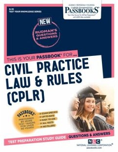 Civil Practice Law & Rules (Cplr) (Q-26): Passbooks Study Guide Volume 26 - National Learning Corporation