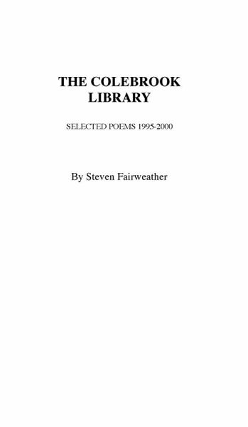 The COLEBROOK LIBRARY