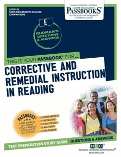 Corrective and Remedial Instruction in Reading (Rce-32): Passbooks Study Guide Volume 32 - National Learning Corporation