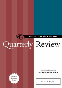 False Claims Act & Qui Tam Quarterly Review - Taf Education Fund, Taxpayers Against Fr