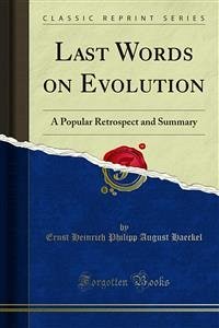 Last Words on Evolution (eBook, PDF)