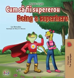 Being a Superhero (Romanian English Bilingual Book) - Shmuilov, Liz; Books, Kidkiddos