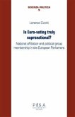 Is euro-voting truly supranational? (eBook, PDF)