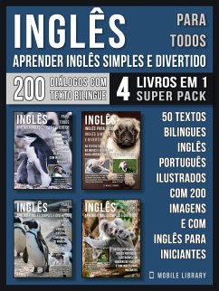 Inglês para todos - Aprender Inglês Simples e Divertido (4 livros em 1 Super Pack) (eBook, ePUB) - Library, Mobile