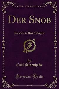 Der Snob Komödie (eBook, PDF)