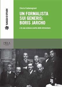 Cover Un formalista sui generis: Boris Jarcho (eBook, PDF)