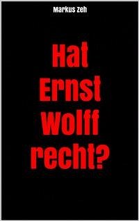 Hat Ernst Wolff recht? (eBook, ePUB) - Zeh, Markus