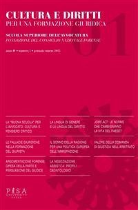 Cover Cultura e Diritti 1 2015 (eBook, PDF)