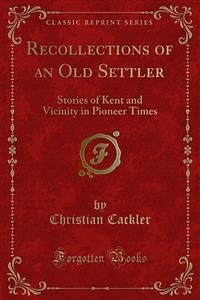 Recollections of an Old Settler (eBook, PDF)