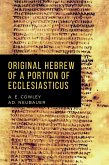 Original Hebrew of a Portion of Ecclesiasticus (eBook, ePUB)