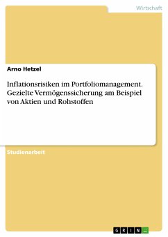 Inflationsrisiken im Portfoliomanagement. Gezielte Vermögenssicherung am Beispiel von Aktien und Rohstoffen (eBook, PDF) - Hetzel, Arno