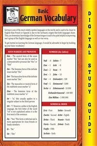 German Vocabulary (Blokehead Easy Study Guide) (eBook, ePUB) - Blokehead, The