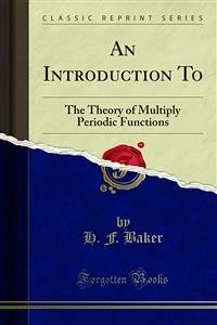 An Introduction To (eBook, PDF) - F. Baker, H.
