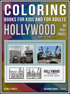 Coloring Books for Kids and for Adults - Hollywood and Los Angeles (eBook, ePUB) - Family, Remis