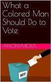 What a Colored Man Should Do to Vote (eBook, PDF)