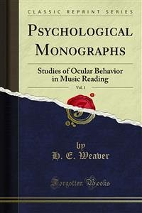 Cover Psychological Monographs (eBook, PDF)