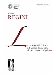 La riforma universitaria nel quadro dei sistemi di governance europei (eBook, ePUB) - Regini, Marino