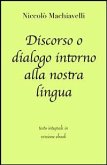 Discorso o dialogo intorno alla nostra lingua di Niccolò Machiavelli in ebook (eBook, ePUB)