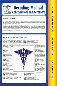 Medical Abbreviations and Acronyms (Blokehead Easy Study Guide) (eBook, ePUB) - Blokehead, The