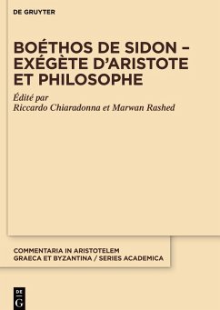 Boéthos de Sidon - Exégète d'Aristote et philosophe