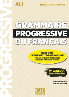 Grammaire progressive du français - Niveau débutant complet - 2ème édition. Buch + CD + Web-App - Grégoire, Maïa; Kostucki, Alina