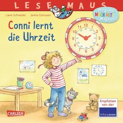 LESEMAUS 190: Conni lernt die Uhrzeit - Schneider, Liane