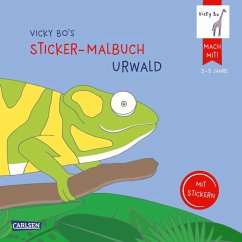 Vicky Bo's Sticker-Malbuch Urwald: Erstes Malen, Zeichnen und Kritzeln mit Stickern - Bo, Vicky