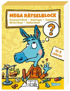 Mega Rätselblock - Kreuzworträtsel, Quizfragen, Knobeleien, Wörterrätsel, Zahlenrätsel - Fischer, Lucia