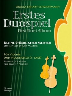 Cover Erstes Duospiel Kleine Stücke Alter Meister für Violine und Violoncello, 2 Spielpartituren