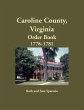 Caroline County, Virginia Order Book,... - Bild 1