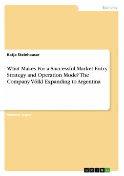 What Makes For a Successful Market Entry Strategy and Operation Mode? The Company Völkl Expanding to Argentina - Steinhauser, Katja