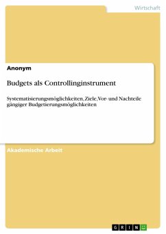 Budgets als Controllinginstrument (eBook, PDF)