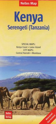 Nelles Map Landkarte Kenya - Serengeti (Tanzania)   Kenia - Serengeti (Tansania)   Kenya - Serengeti (Tanzanie)   Kenia