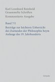 Beytra¨ge zur leichtern Uebersicht des Zustandes der Philosophie beym Anfange des 19. Jahrhunderts (eBook, PDF)