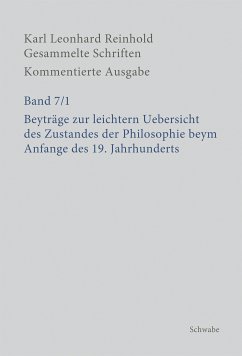 Beyträge zur leichtern Uebersicht des Zustandes der Philosophie beym Anfange des 19. Jahrhunderts (eBook, PDF)