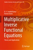Multiplicative Inverse Functional Equations (eBook, PDF)