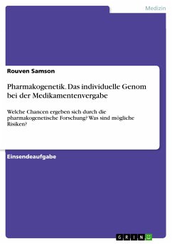 Pharmakogenetik. Das individuelle Genom bei der Medikamentenvergabe (eBook, PDF) - Samson, Rouven