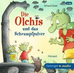 Die Olchis und das Schrumpfpulver / Die Olchis-Kinderroman Bd.11 (2 Audio-CDs) (Restauflage) - Dietl, Erhard
