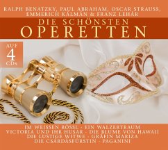 Die Sch÷Nsten Operetten Auf 4 Cds - K Lm N-Benatzky-Abraham-Strauss-Leh R