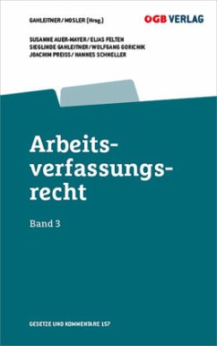 Arbeitsverfassungsrecht Bd 3 - Preiß, Joachim;Auer-Mayer, Susanne;Goricnik, Wolfgang