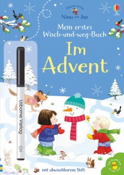 Nina und Jan - Mein erstes Wisch-und-weg-Buch: Im Advent - Taplin, Sam