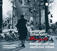 Maigret und die verrückte Witwe / Kommissar Maigret Bd.22 (4 Audio-CDs) - Simenon, Georges