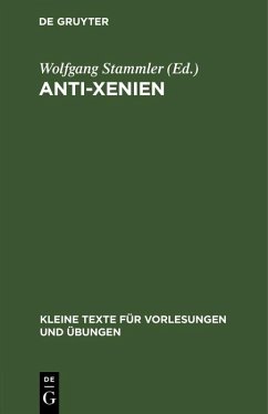 Cover Anti-Xenien (eBook, PDF)