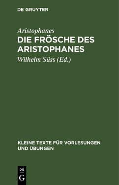 Die Frösche des Aristophanes (eBook, PDF) - Aristophanes