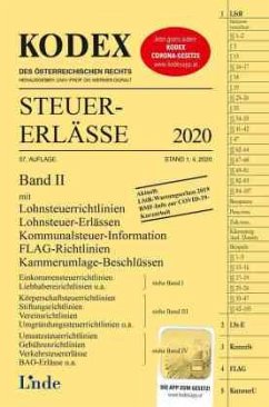 KODEX Steuer-Erlässe 2020, Band II - Bodis, Andrei