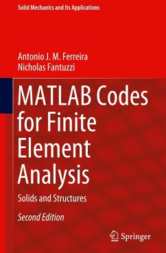 MATLAB Codes for Finite Element Analysis - Ferreira, Antonio J. M.;Fantuzzi, Nicholas