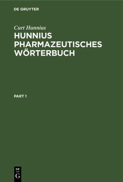 Hunnius pharmazeutisches Wörterbuch (eBook, PDF) - Hunnius, Curt