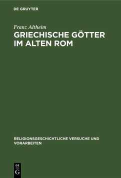 Cover Griechische Götter im alten Rom (eBook, PDF)